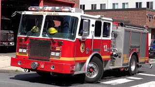 Philadelphia Fire Department Engine 13 Responding [upl. by Sucramel]