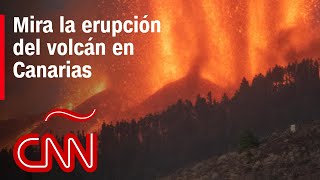 Las imágenes de la erupción del volcán Cumbre Vieja en Canarias España [upl. by Nagard42]