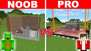 NOOB vs PRO PRISON BREAK BUILD CHALLENGE [upl. by Maurizia]