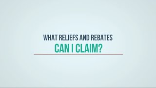 5 What Reliefs And Rebates Can I Claim [upl. by Ainezey]