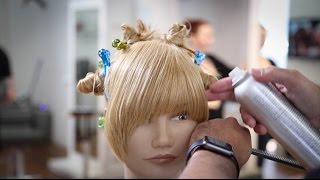 How To Cut 6 Different Types of Bangs  Haircut Tutorial  MATT BECK VLOG 56 [upl. by Kaia]