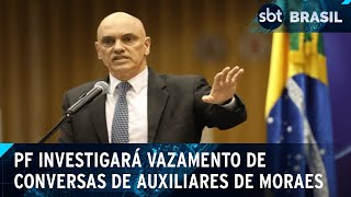 Exauxiliar de Alexandre de Moraes nega em depoimento ter vazado conversas  SBT Brasil 220824 [upl. by Marleah801]