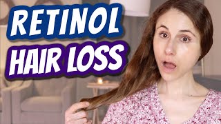 Hair loss from retinol and accutane Dr Dray [upl. by Anitsirhk]