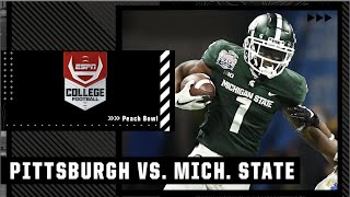 Peach Bowl Pittsburgh vs Michigan State  Full Game Highlights [upl. by Mcneil881]