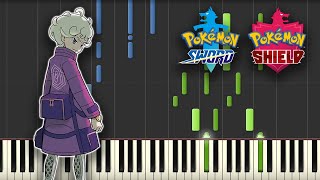 Bede Battle Theme  Pokémon Sword and Shield Piano Tutorial Synthesia [upl. by Eicrad]