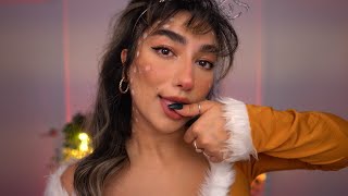 ASMR • Spit Painting You into a Cute Rudolph🎄 [upl. by Nets352]