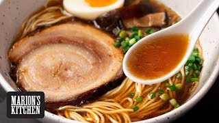 How To Make Shoyu Ramen At Home  Marions Kitchen [upl. by Ahlgren372]