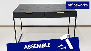 Otto Kronborg Curved Desk Assembly [upl. by Aehsrop]