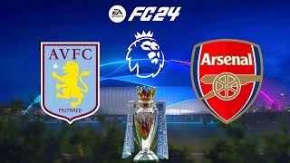 FC 24  Aston Villa vs Arsenal  Premier League English 202425 Season  PS5™ Gameplay [upl. by Coussoule]