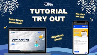 Tutorial Try Out UTBK Gratis OTW Kampus [upl. by Zoltai]