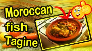 طاجين مغربي بالسمك Moroccan Fish Tajine [upl. by Nlyak]