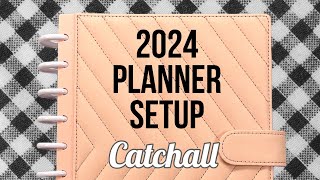 2024 Planner Setup Series Setting up my Dashboard Happy Planner Catchall [upl. by Pirozzo]