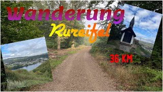 Wanderung in die Rureifel  36 KM  Training Mammutmarsch Dortmund 2024 [upl. by Acenom]