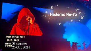 藤井 風 Fujii Kaze “Hedemo NeYo”• Best of Fujii Kaze Asia Tour 2024 • Singapore Concert • 26 Oct [upl. by Ahsilek]