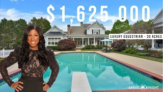 Atlantas Million Dollar Listings  30 ACRES  Luxury Equestrian Real Estate By AngelKnightcom [upl. by Lindon443]