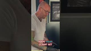 Better Living Through Client Positioning Easy Stretch For Back Tattoos [upl. by Enelrak]