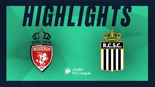 RE Mouscron  Sporting Charleroi hoogtepunten [upl. by Eelrihs]