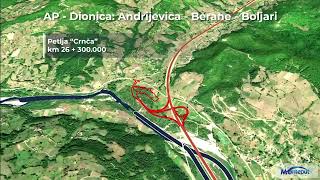 Idejno rješenje autoputa Bar – Boljare dionica Andrijevica – Berane – Boljare [upl. by Nirre]