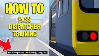 How to pass dispatcher training  Roblox Stepford County Railway [upl. by Edas]