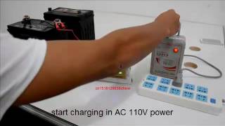 Intelligent 12V24V car battery charger [upl. by Zadoc777]