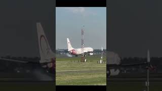 B737 Royal Air Maroc 60th anniversary livery landing  Amsterdam Plane Spotting [upl. by Alaric]