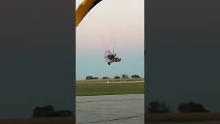 Near crash in the powered parachute PPG on both take off and landing ppg flying closecall [upl. by Claudy165]