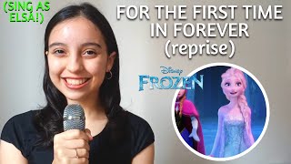 For The First Time In Forever REPRISE Annas Part Only  Karaoke  Frozen [upl. by Isak636]