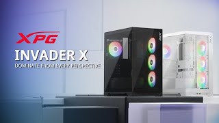 XPG INVADER X MidTower PC Chassis [upl. by Enimsaj]