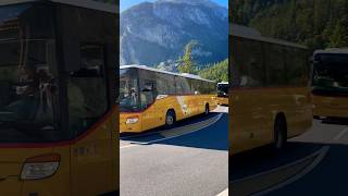 🇨🇭swiss postbus🇨🇭very loud switzerland swiss alps bus postbus shorts [upl. by Hearn185]