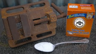 How To Remove Rust With Electrolysis In Six Easy Steps [upl. by Ellennahc]