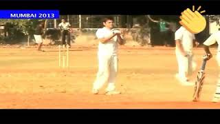 Arjun tendulkar bowling at a speed of 1537 KMH [upl. by Wohlert]