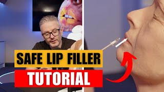 How to create safe lip results using the 4mm needle technique [upl. by Burt]