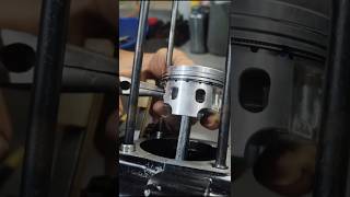 How to installed alter piston youtubeshorts instagram restorebike reels [upl. by Sharona896]