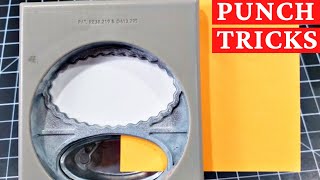 Card Making Hacks  5 Creative Ways To Use Punches [upl. by Siuqcram]