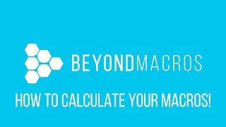 How to Calculate Macros  What are my Macros [upl. by Anyak]