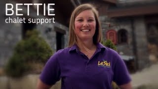 Meet Bettie Chalet Support in La Tania for Le Ski [upl. by Harias]