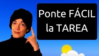 TAREAS Ponte el comienzo más fácil [upl. by Gherardo]