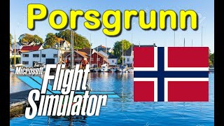 MSFS2020 Norway  Porsgrunn Extension city addon  LINK [upl. by Trevah]