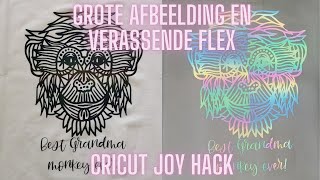 Cricut Joy NL Grote afbeelding ong 21 cm tips and tricks [upl. by Caesaria]