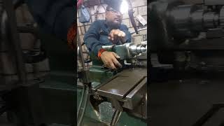 Finding the center of work piece lathe machine shortvideo shorts youtube video vlog short [upl. by Dorree]