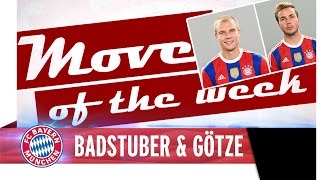 Badstuber amp Götze I FC Bayern Move of the week [upl. by Llebana]