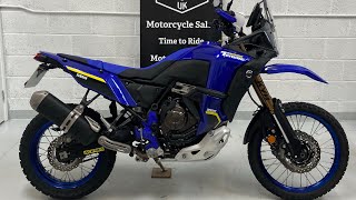 Yamaha Tenere 700 World Raid 2023 Icon Blue walk around and start up [upl. by Alphonsine]