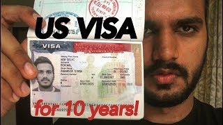 Get USA Visa for 10years  हिंदी  Visa Process  Interview  Documents  Interview Qs [upl. by Haas]