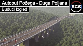 Ovako će izgledati autoput Požega  Duga Poljana [upl. by Okir]