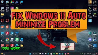 Quick Fix AutoMinimize Problem in Win 1011  HotFix  FullScreen Not Working Fix [upl. by Aggappera]