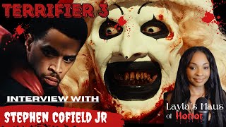 TERRIFIER 3 Interview with Actor Stephen Cofield Jr  Contains Spoilers [upl. by Baer]