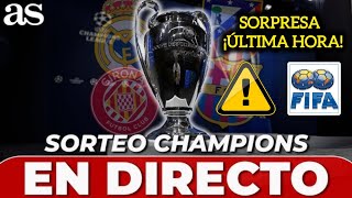 DIRECTO 🔴😱 ¡SORPRESA MAYÚSCULA EN EL SORTEO DE LA CHAMPIONS LEAGUE ⚽🔥 ÚLTIMA HORA REAL MADRID 🏆💥 [upl. by Enoryt618]