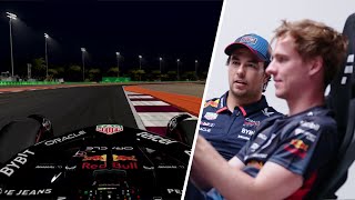 Is Qatar The Most Demanding Track Of The Season  Oracle Virtual Lap [upl. by Ymaral]