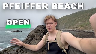 Pfeiffer Beach is Open Explore the Stunning Big Sur Coastline 4K [upl. by Lenox]