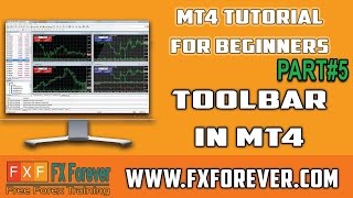 Exploring the Mt4 Toolbars  MT4 Tutorial for Beginners [upl. by Tat]